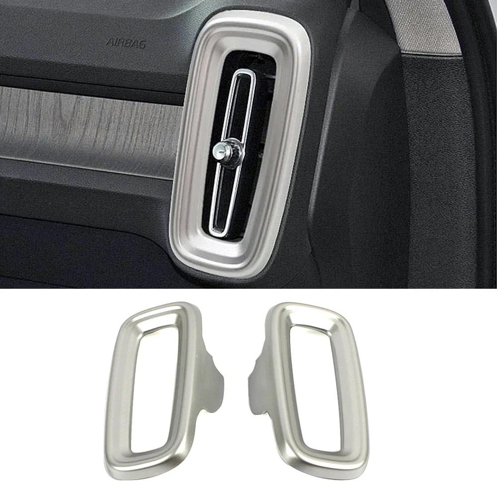 For Volvo XC40 2019-2024 Car Styling Interior Accessories Central Console Decoration Frame Cover Trim ABS Silver Sticker
