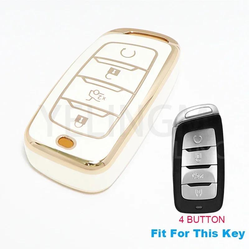 TPU Shell Car Key Case Key Fob Protecor Holder For Changan CS85 CS35 Plus CS25 CS95 CS85 Coupe Keychain Protection Cover