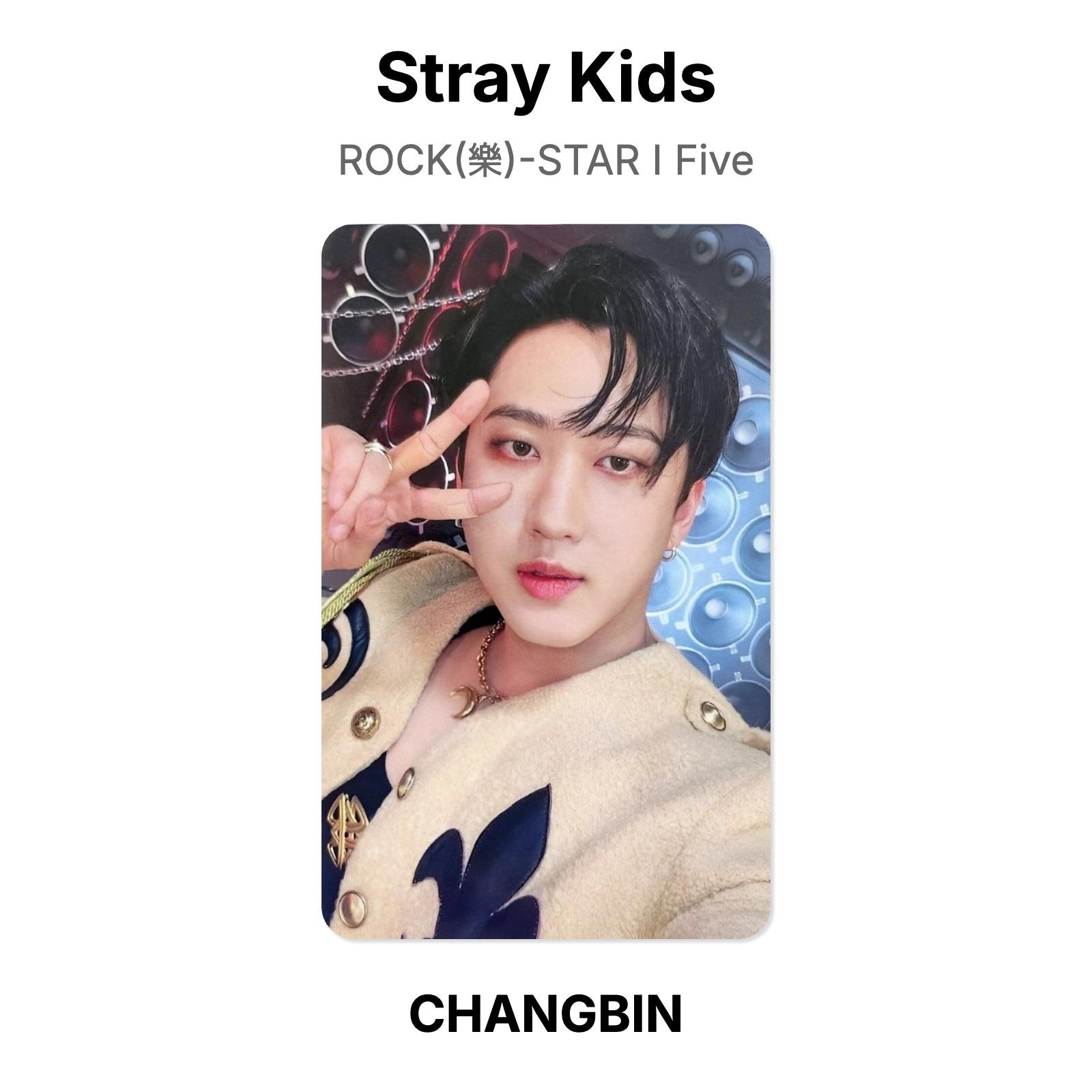 Stray Kids ROCK()-STAR I Five Official Photocard CHANGBIN