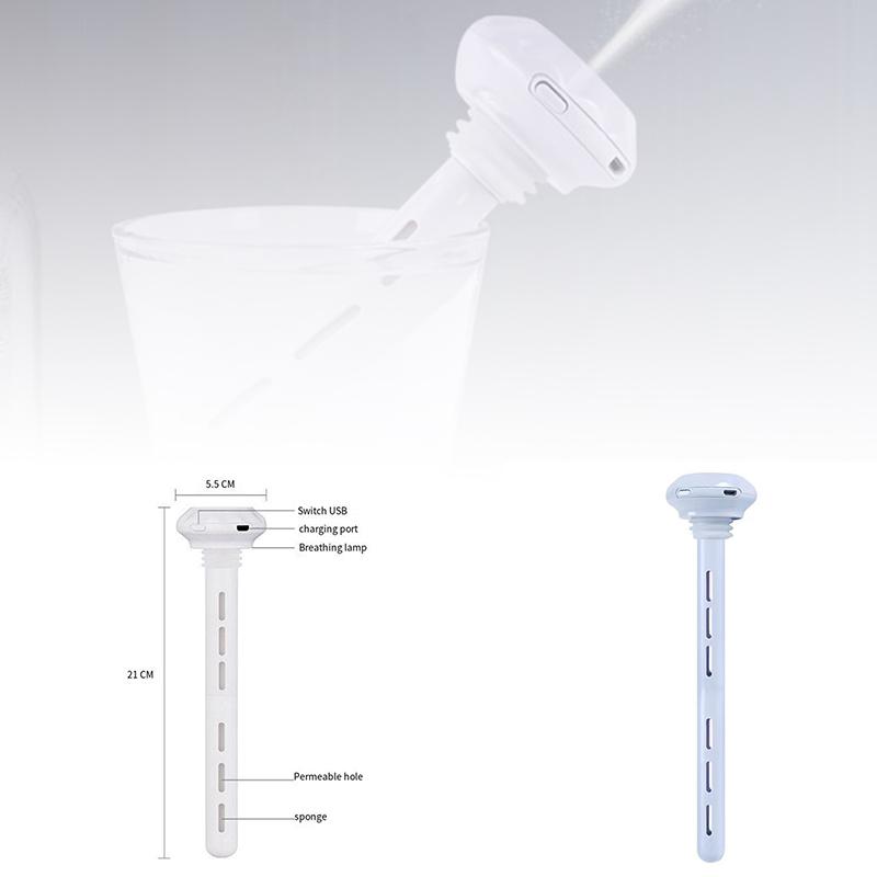 Mini Portable USB Mineral Water Diamond Humidifier Car Home Desktop Large Spray Hydrating Bottle
