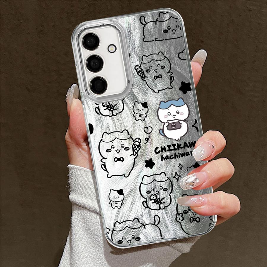 Soft Shell Phone Case for Samsung Galaxy A23 A13 A14 A55 A21s A24 A15 A16 A33 A34 A35 A36 A26 A51 A52 Cartoon Chiikawa