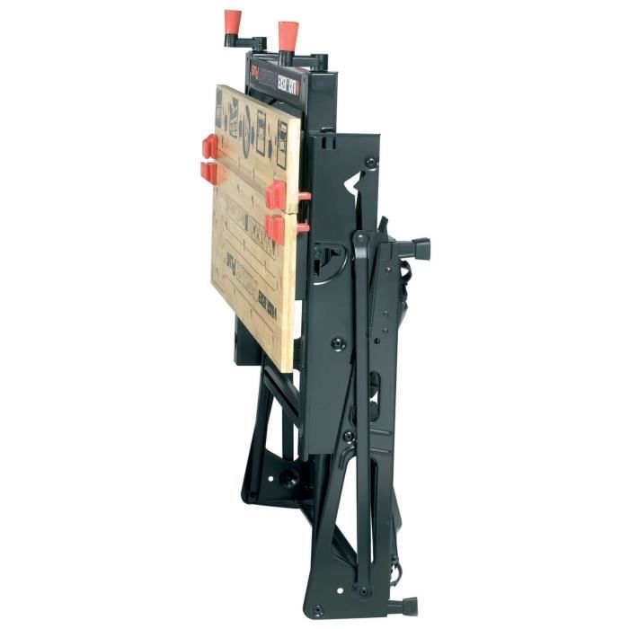Etabli etau pliable - BLACK+DECKER - WM825-XJ - serrage a main - charge maximale de 250 kg