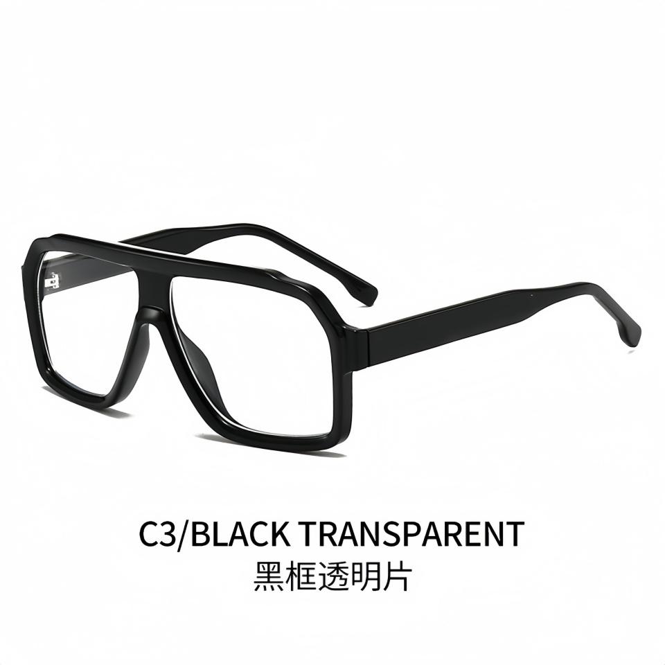 

Street Style Oversized TR90 Pilot Frame Neutral Outdoor Driving Cycling Gradient Sunscreen Sunglasses Daily Decoration Eyeglass