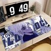 Mouse Pad Japonia Anime Blue Lock Nagi Seishiro Mousepad PC Gamer Covor pentru Tastatură Negru și Alb Accesorii Gaming pentru Laptop Covoraș pentru Birou