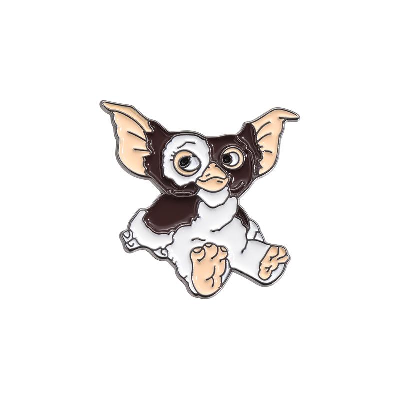 Little Elf Enamel Pins Custom Horror Movie Brooches Lapel Badges Cartoon Punk Animal Jewelry Gift for Fans Friends