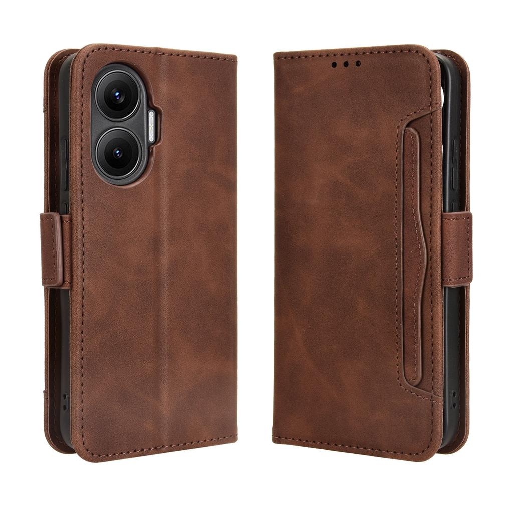 For Xiaomi Redmi Turbo 4 Pro 5G/Poco F7 5G Leather Case Phone Wallet Cover with Multiple Card Slots