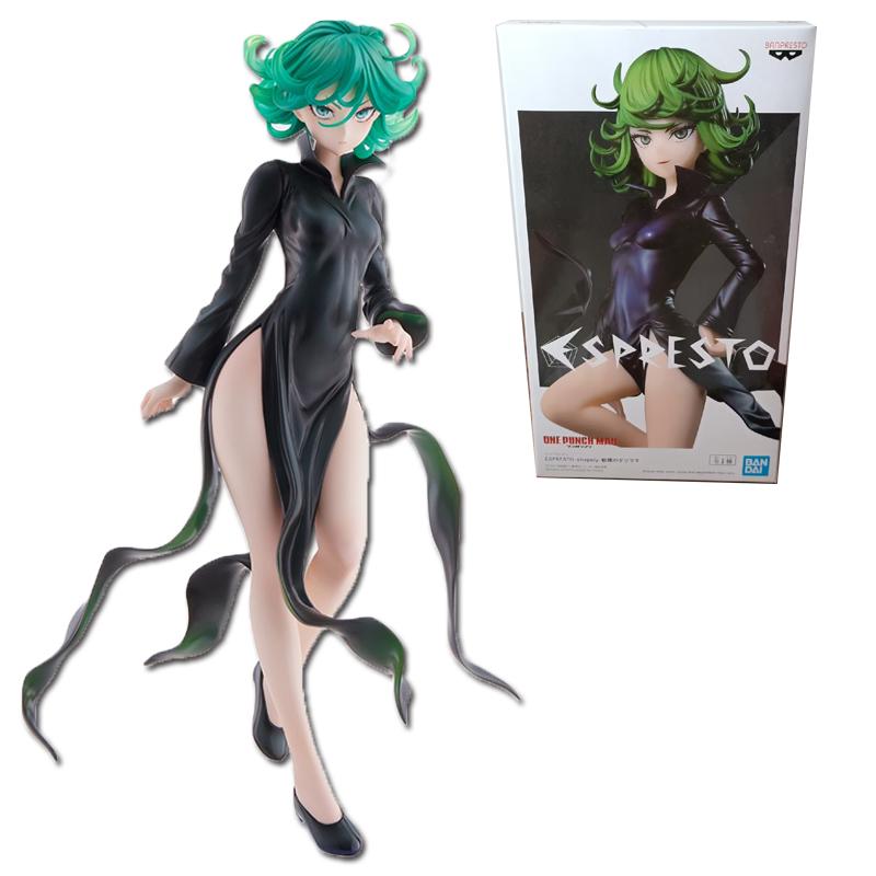 Yiran Toy 1 18Cm Anime One Punch-Man Figure Bald Saitama Tatsumaki Standing Model Model Plaything Static Collection Desktop Ornaments Dolls