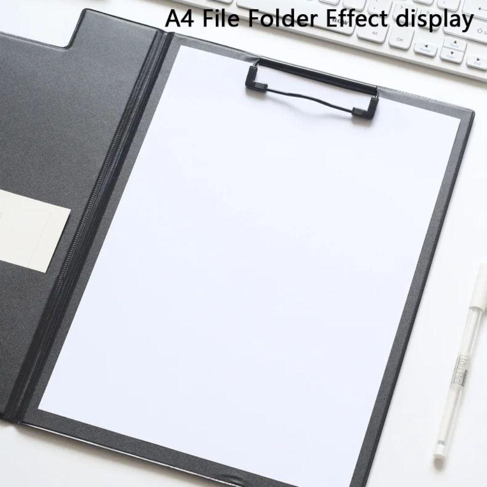 PU Leather Clip Boards A4/A5 Writing Pad Ultra-Smooth Document Holder  Business Meeting