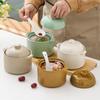 Ru Han Ceramic Double-Boiler Stew Pot