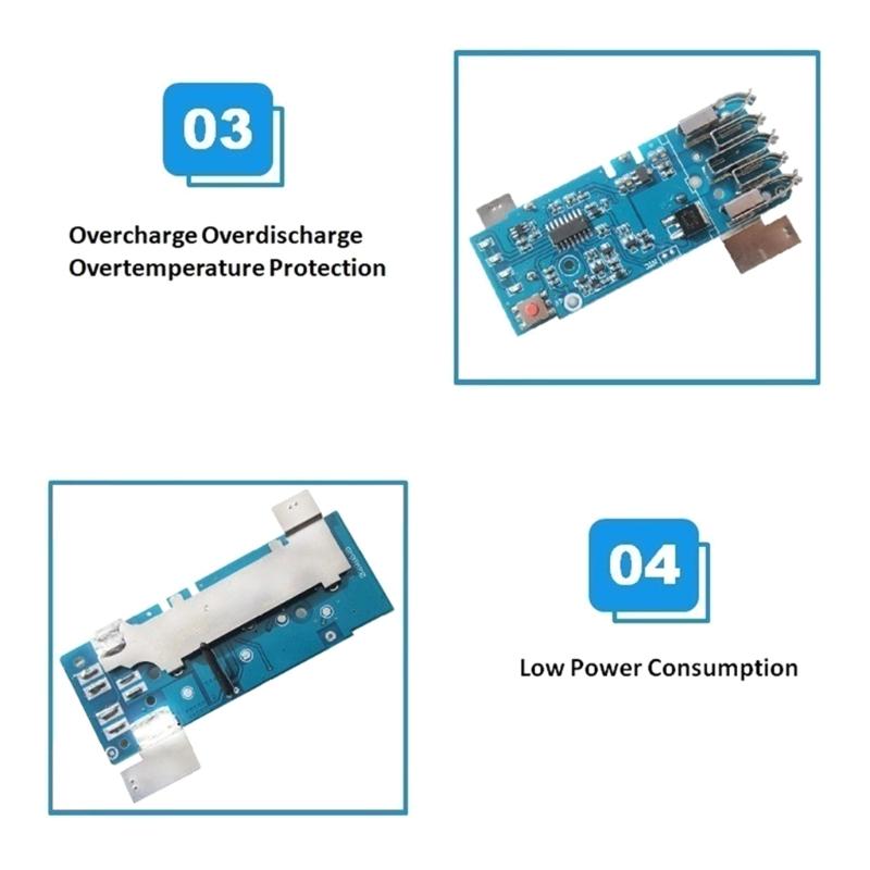 Light Weight Battery PCB Board Replacement Protective Charging Circuit Board Adapter for M18