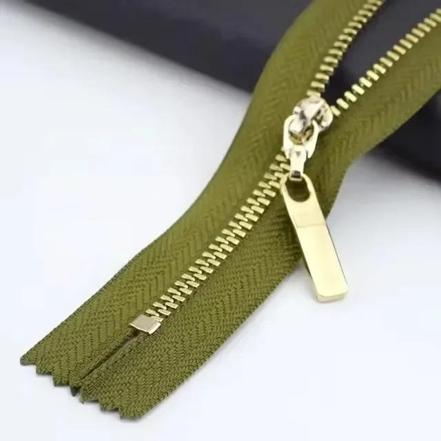5/10Pcs 3# 15-30cm Close-end Metal Zippers Purse Handbag Zip Closure Decor Zipper for Clothes Pocket Zips DIY Sewing Accessory
