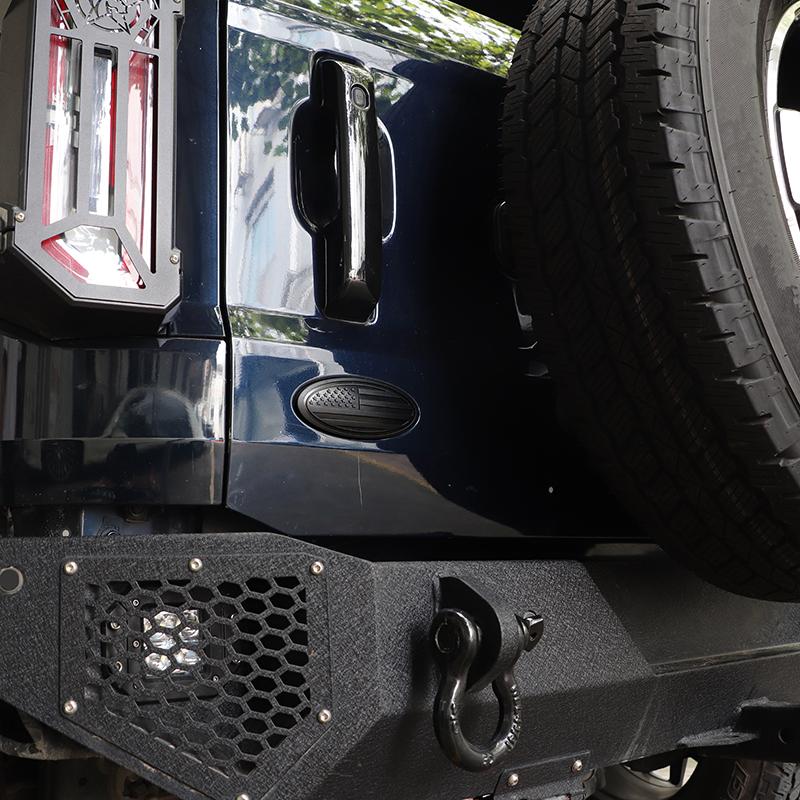WJPZ7 High Quality 5" Inch Rear TaiL Door Labeling Fit For Ford Bronco 2021 2022 2023 2/4 Door Tailgate Oval Emblem Car Decor Badge