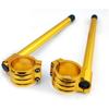 MaNboc Motorcycle Racing Clip-ons Handle Bars 50mm Fit Compatible with Kawasaki Ninja ZX-6R ZX636 ZX600 ZX6R 2003 2004 2005 2006 2007 2008 (Color :