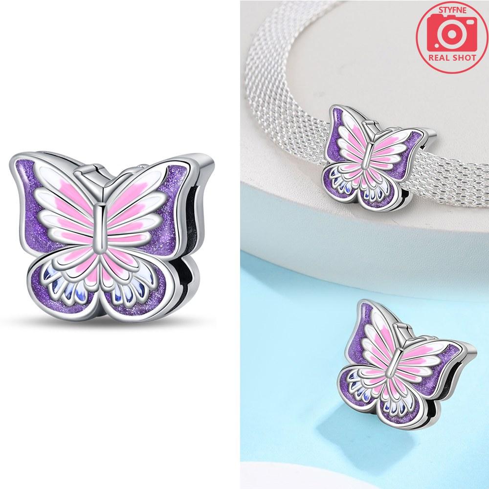 Copper Colors Butterfly Sea Shell Protection Heart Charms Flat Beads Fit Original Bracelet Diy Fine Jewelry Gift For Women