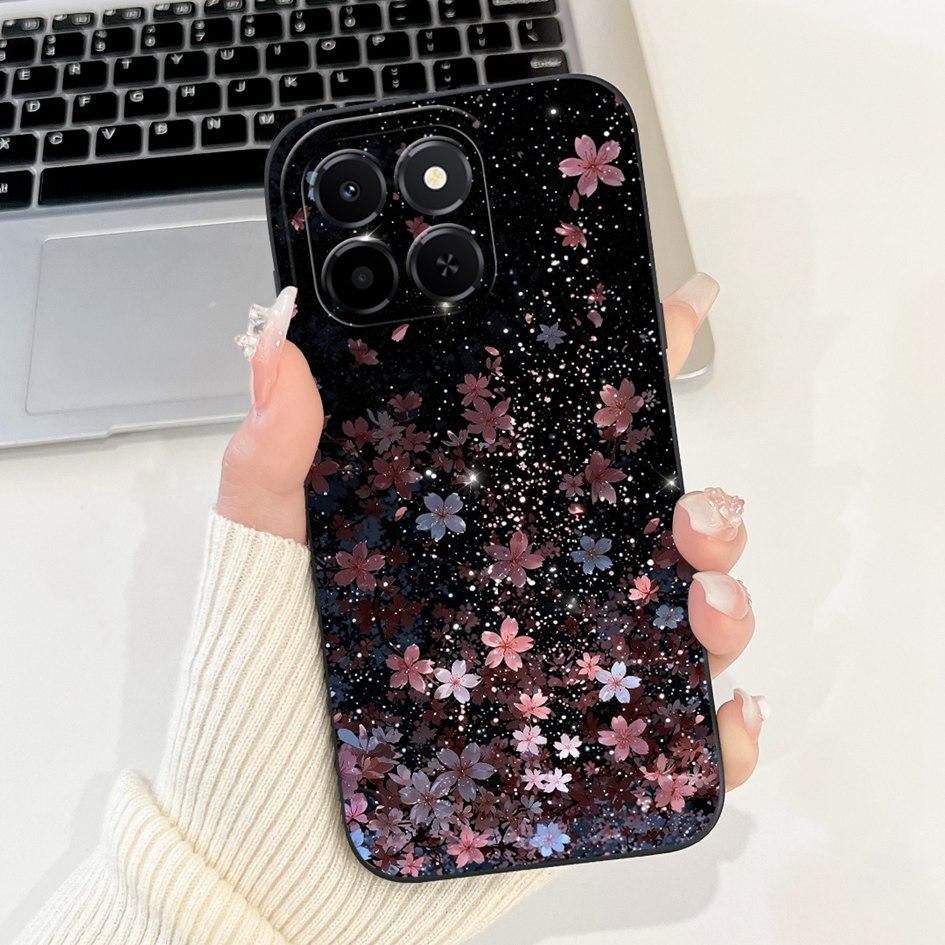 6.61" For Honor X6c 2025 Case Cute Panda Rabbit Soft Liquid Silicone Shockproof TPU Back Cover For HonroX6c Play 9C NIC-LX1 Para
