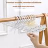5PCS/SET Elegant Adult Pearl Bowknot Ribbon Dress Coat Hanger Wardrobe Closet Storage Rack Space Saving Clothing Organizer