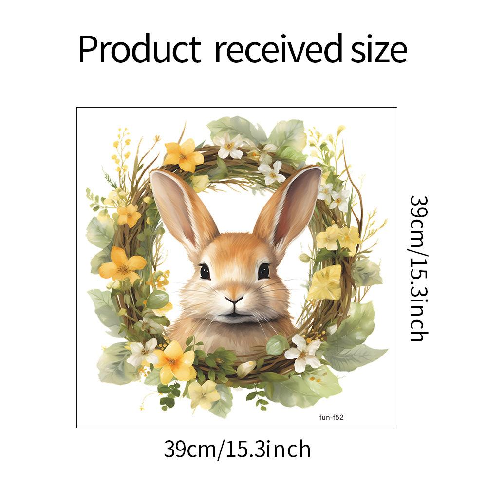 

Милая гирлянда с кроликами для детской спальни, детского сада, фон, декоративные настенные наклейки 39*39CM/fun-f52