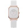 Student Women's Casual Quartz Watch with Square Face and Silicone Strap