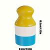 1pc Refillable Sunscreen Dispenser & Roller Applicator Twistup Container Leak-Proof Dual Compartment Design for Travel Daily Use