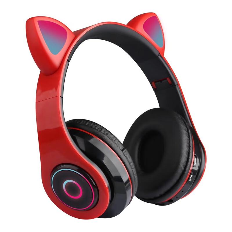 OIMG Luminous Cat Ear Wireless Gaming Headset