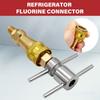 Fridge Refrigerants Refill Adapter Quick Coupling Accessory Refrigerants Charging Quick Coupler Refrigerator Repair Part