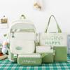 4-piece Set of Fresh Campus Backpacks for Girls High-quality Bags From Middle School Elementary School Cute and Lightweight Backpacks Bag