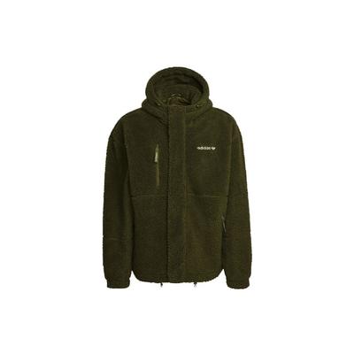 Originals Polar Fleece Wb Logo Embroidery Sport Kapuzenjacke Herren Oberbekleidung Dunkelolivgrün HN0389