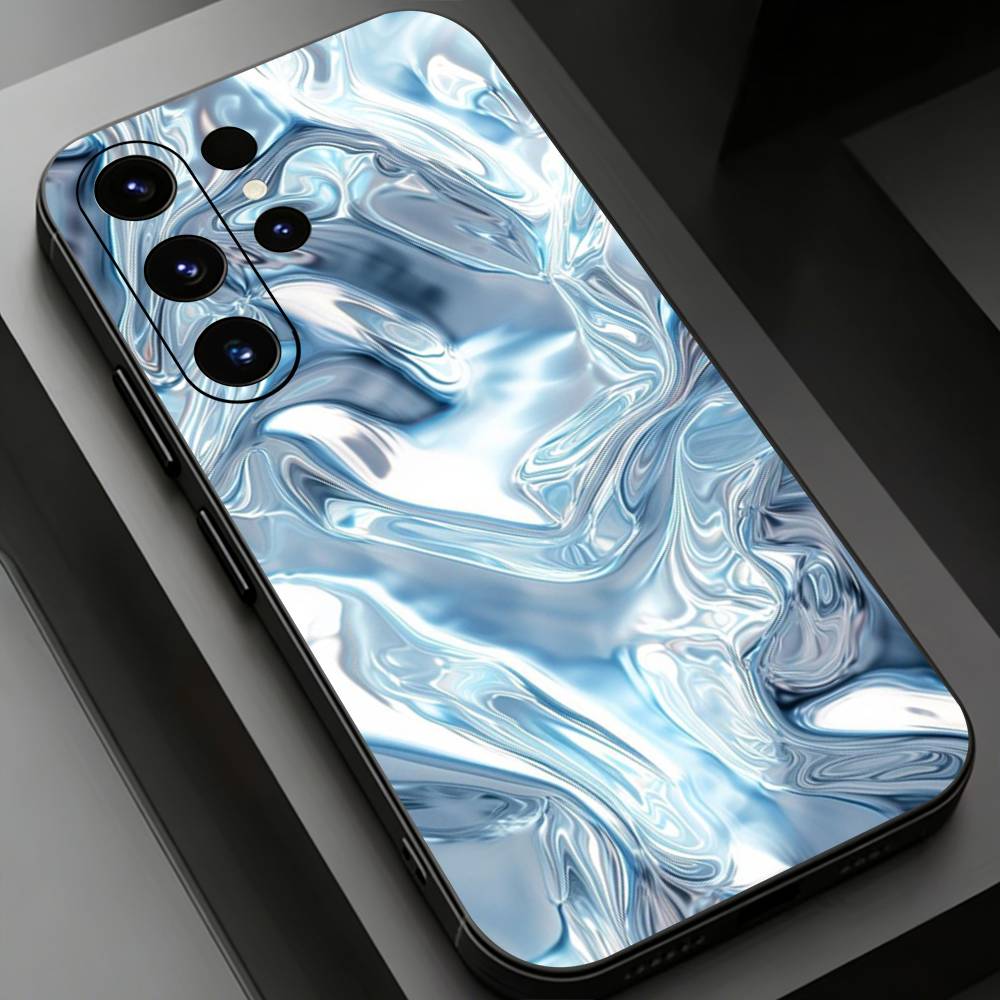 Holographic Bubble Y2K Style Phone case for Samsung Galaxy S24,25,26,23 22,21,S20 Plus Ultra FE soft fundas cases