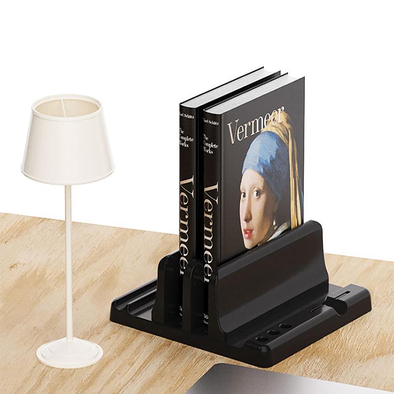 Plastic Vertical Laptop Stand Holder Adjustable Desktop Notebook Dock For iPad MacBook Mac Pro Base Bracket Accessories
