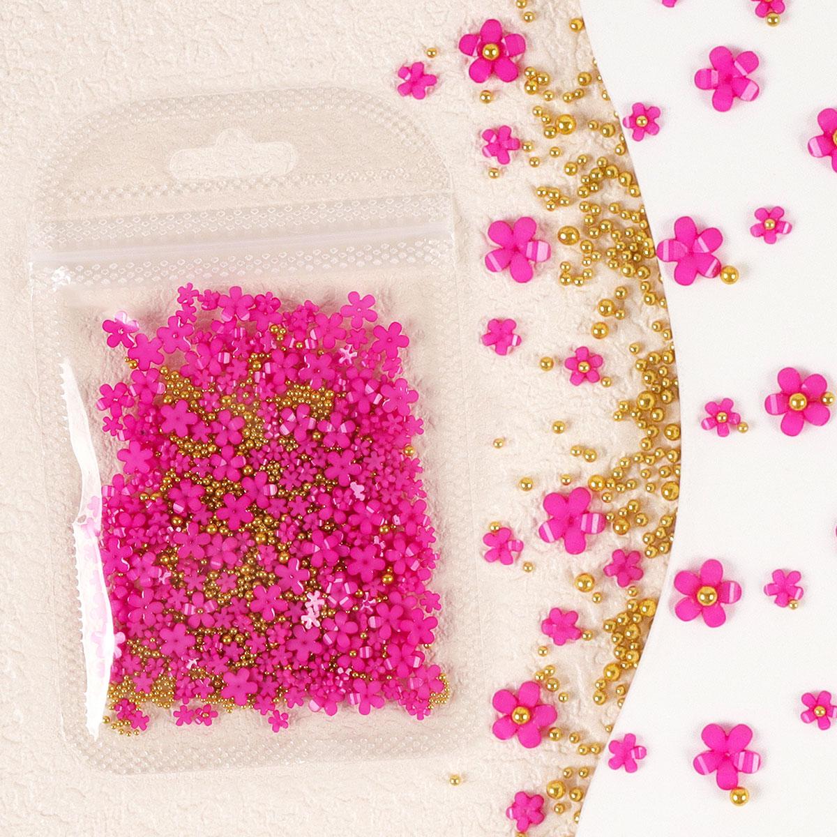 

3D смоляные цветы для дизайна ногтей, смешанные жемчужные камни, стразы, украшения для маникюра своими руками, аксессуары, принадлежности, подвески, детали