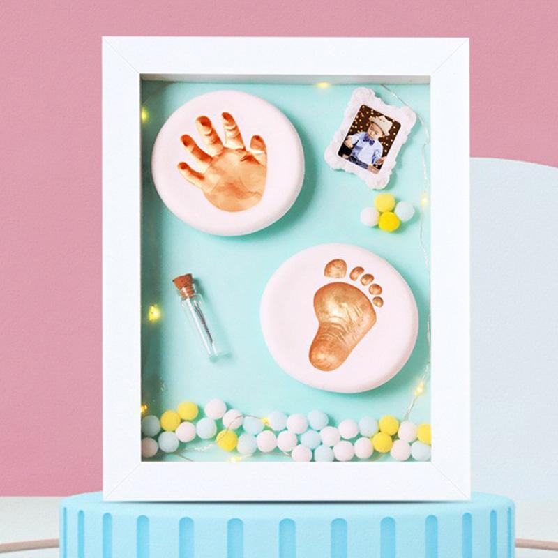 Baby Hand, Foot, Mud, Hand Footprint Souvenir, Newborn Baby, Full Moon, Hundred Days, First Year Gift