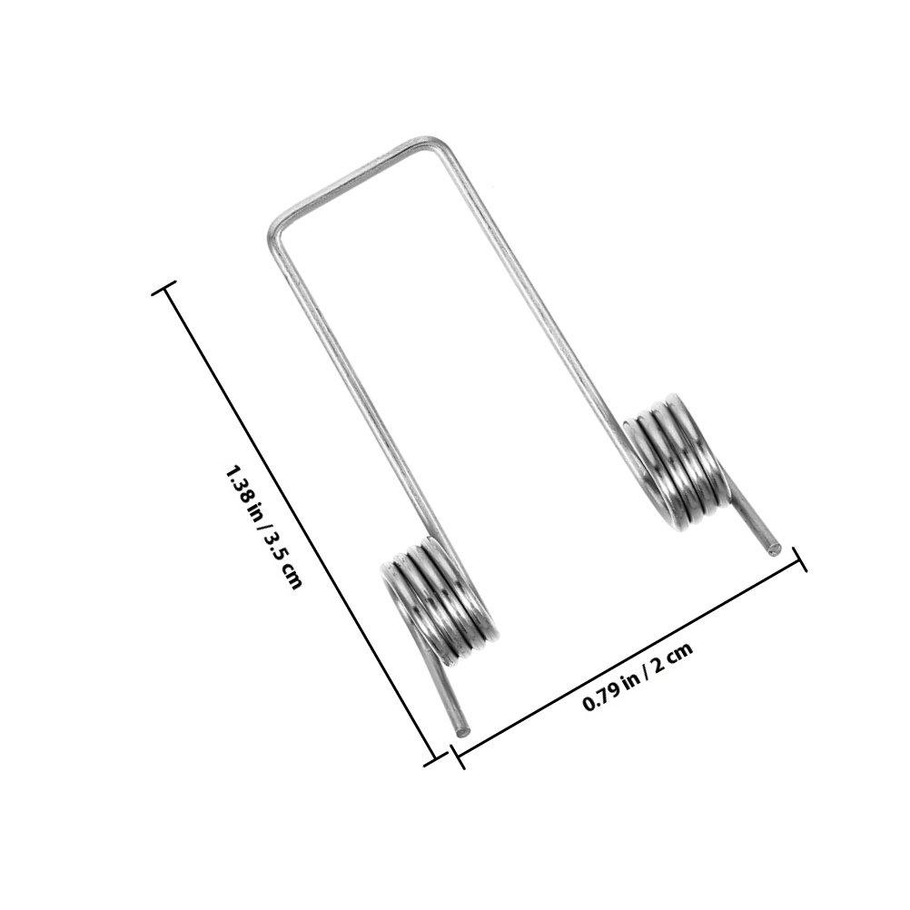 10Pcs Spring Parts Torsional Replacement Springs for Trash Can Lid Storage Bucket Wire Torsional Springs Small Spring