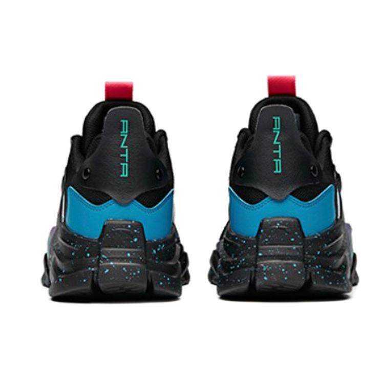 Anta Cushioning Slip Resistant, Abrasion Resistant, Breathable, Height Increasing Low Top Sports Casual Shoes Men's 912038821-1