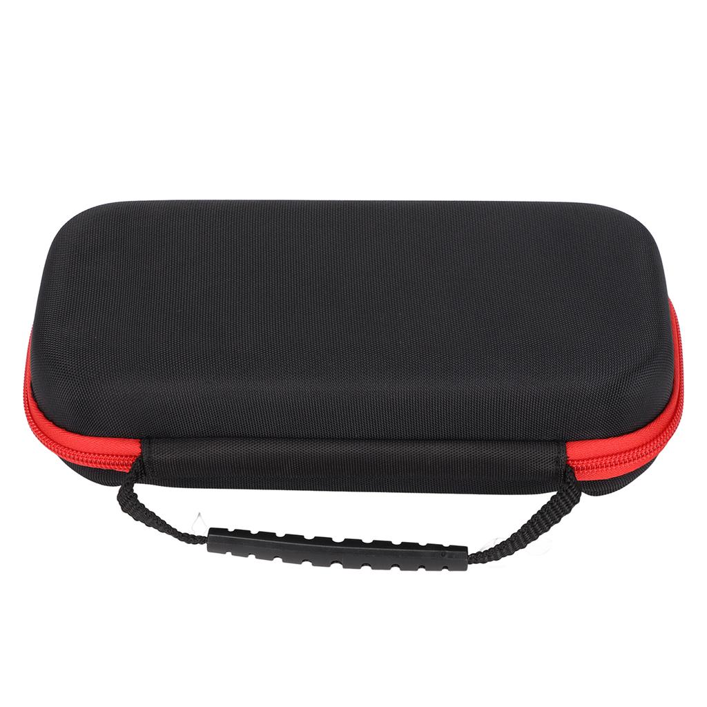 Game Console Storage Bag Hard Shell Dual Zipper Protective Portable Carrying Case for Switch Red