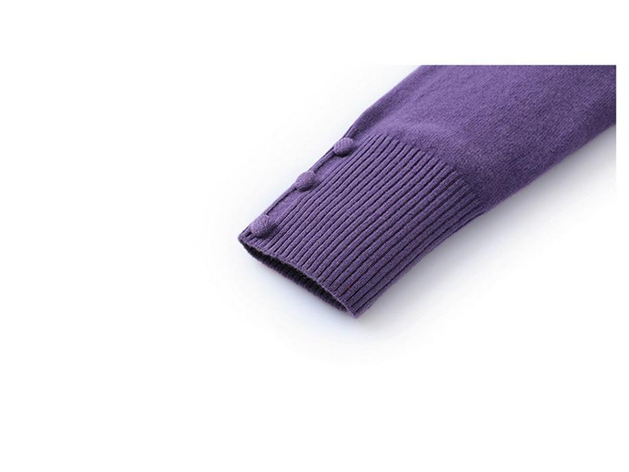 Luxurious Women's Pure Wool Turtleneck Sweater - Autumn/Winter Collection for Middle-aged Mothers