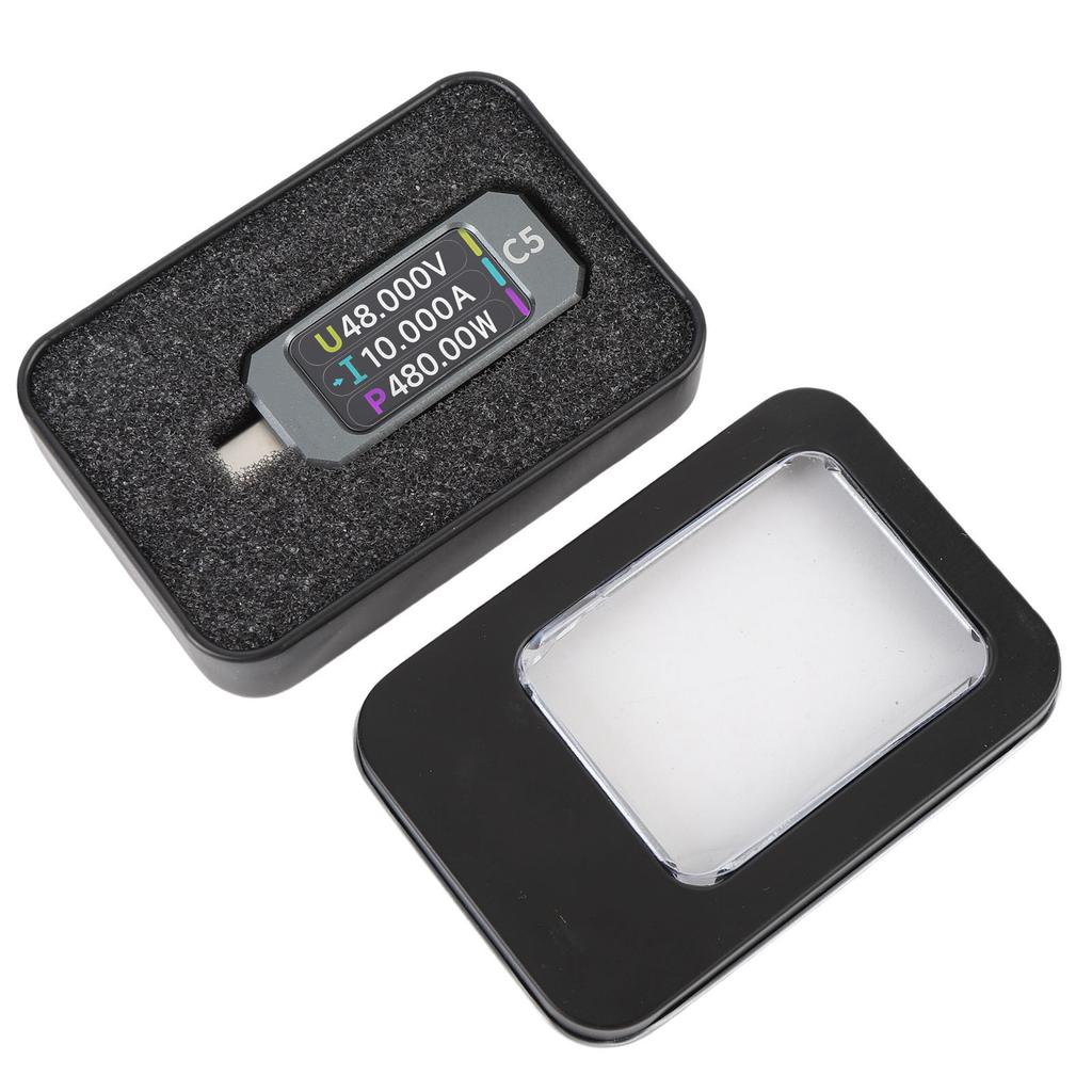 Type C Tester Voltage Current Meter 1.47 Inch Color Screen Voltmeter Ammeter Support USB PD3.1 EPR