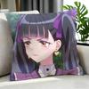 Anime Maebashi Witches Cushion Cover Cushion Cover Set 4Pcs 50X50 45X45 40X40 Pillowcase Decorative Sofa Home Decor
