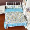1/12 Dollhouse Miniature Bed Four Piece Bed Set Bed Sheet Quilt Pillow Quilt Cover Bedding Set Doll Bedroom Decoration Toy