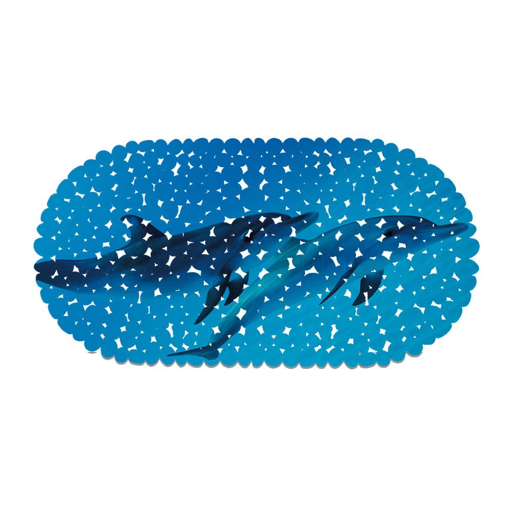 Dolphin Jump Map Balcony Bathroom Mat Hydrophobic Non-Slip Door Mat Swimming Pool Public Places Non-Slip Floor Mat