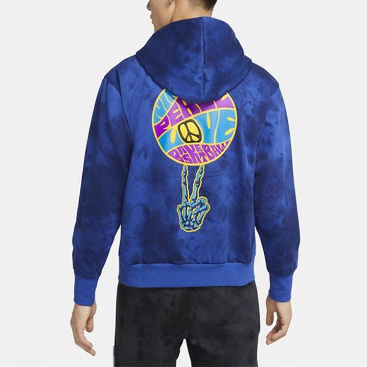 Nike Sweatshirts Men's Blue Hooded Moderate Regular CU3618-492