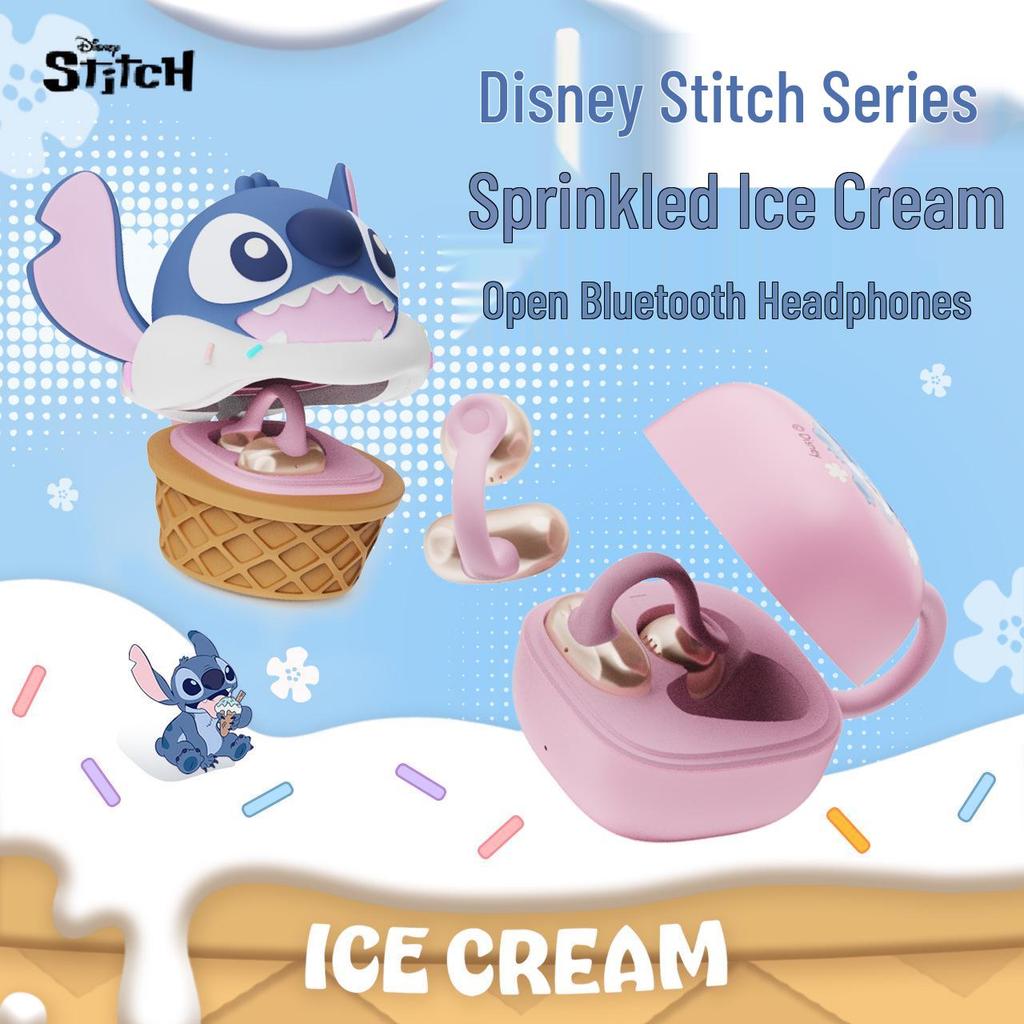 Stitch Candy Ice Cream Bluetooth Open-Ear Headphones, Clip-On, Extra-Long Battery Life for Sports & Music