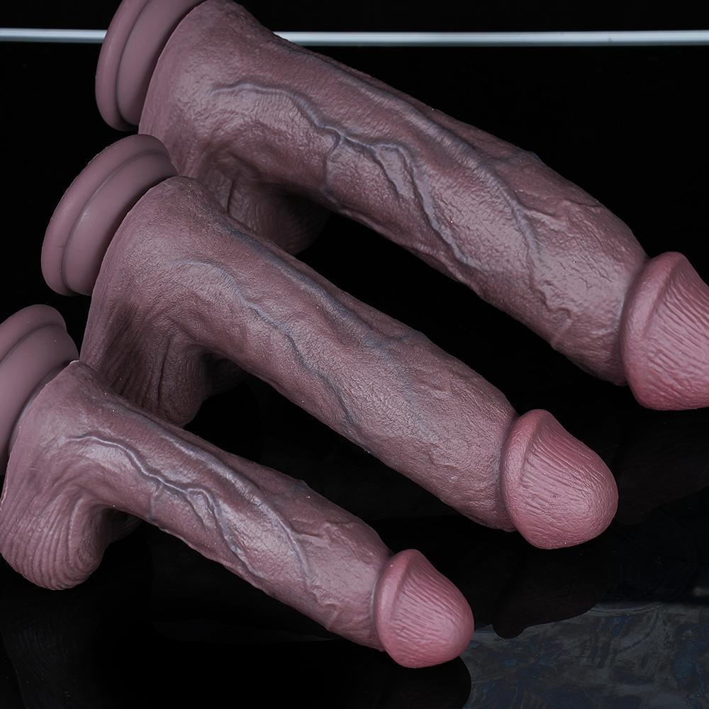 Silicone Realistic Dildo with Suction Cup - Lifelike Penis Toy for Women, Strong Base for Hands-Free Use, Adult Sex Toy