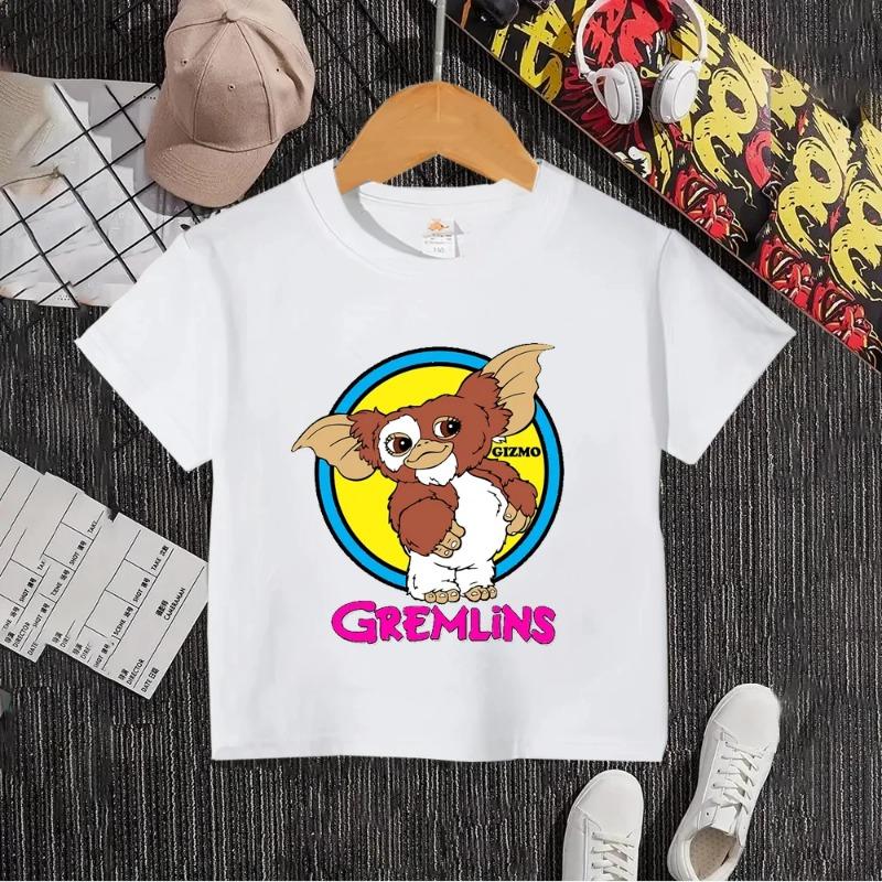 

3-14T New Boys Summer Shirt Nightglow Spider Design Tops Children s Short Sleeved T-shirt 110