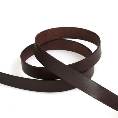 Nippon Chuko Genuine Leather Tanned Leather Tape 15mm Width X 3m Cutting Col.4 Dark Brown MTLS1015-4-3M Craft Leather Craft Leather Tape