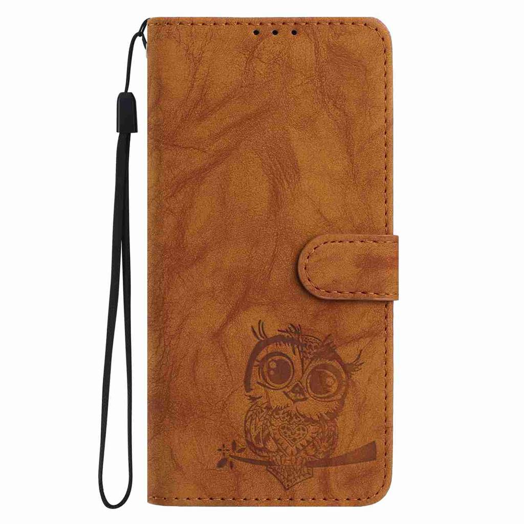 8-Color Owl Embossed Pattern Wallet Case for Samsung Galaxy A12 A15 A26 S20-S25...,Flip Card Design