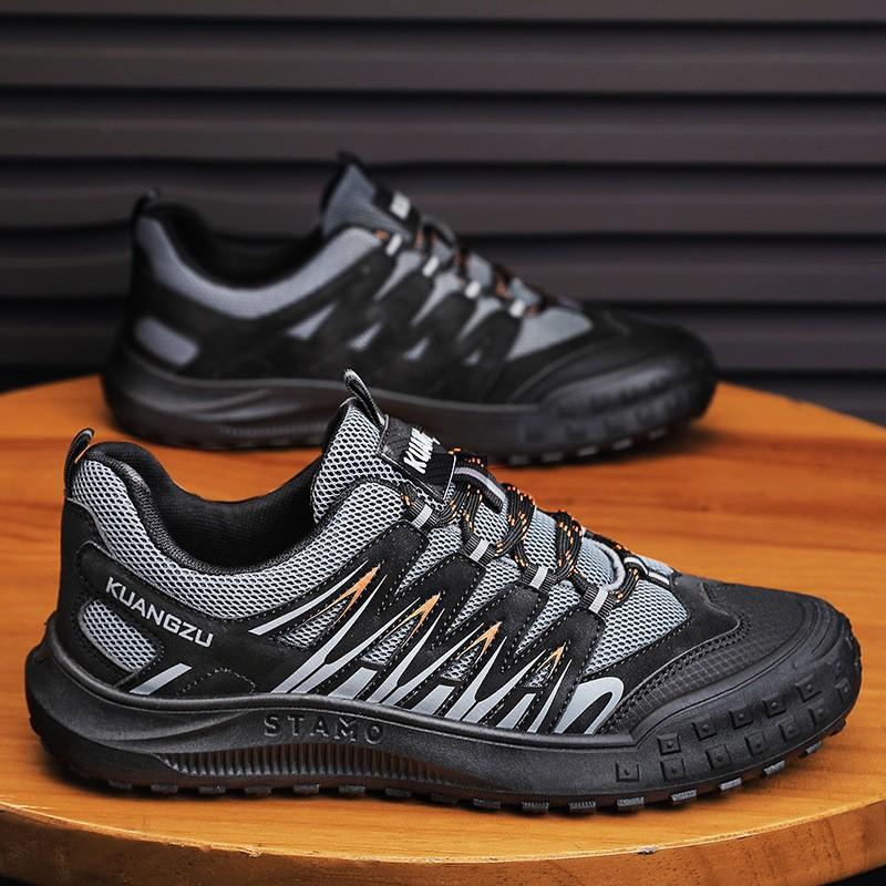 Labor insurance men's shoes mesh breathable comfortable sports travel shoes outdoor hiking mountaineering site shoes