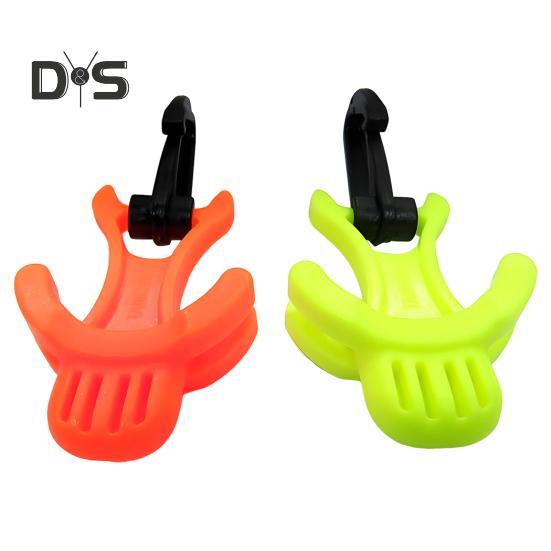 Scuba Octo Holder with Black Plastic Clip Diving 2nd Stage Breathing Regulator Keeper Octopus Retainer Clip Scuba Dive Mouthpiece Retainer