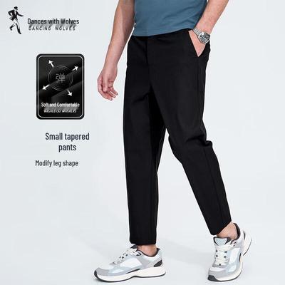 Dancing with Wolves Men's Slim Tapered Cropped Pants