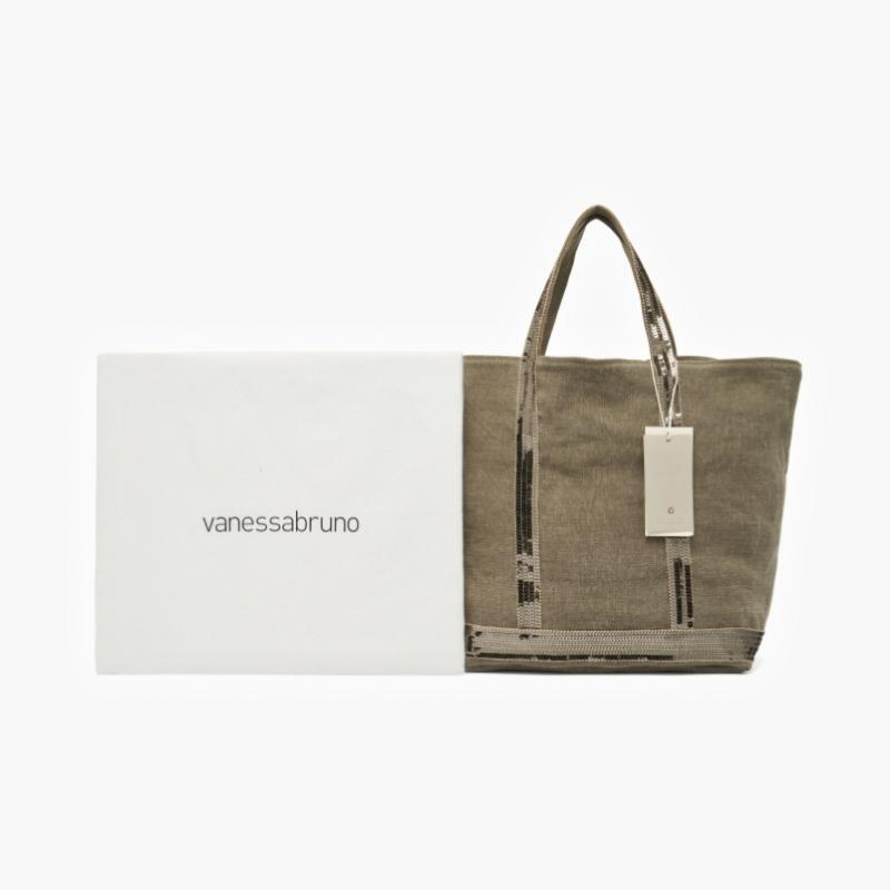 Vanessa Bruno Spangled Linen Tote Bag MediuM M 0pve31 V40413