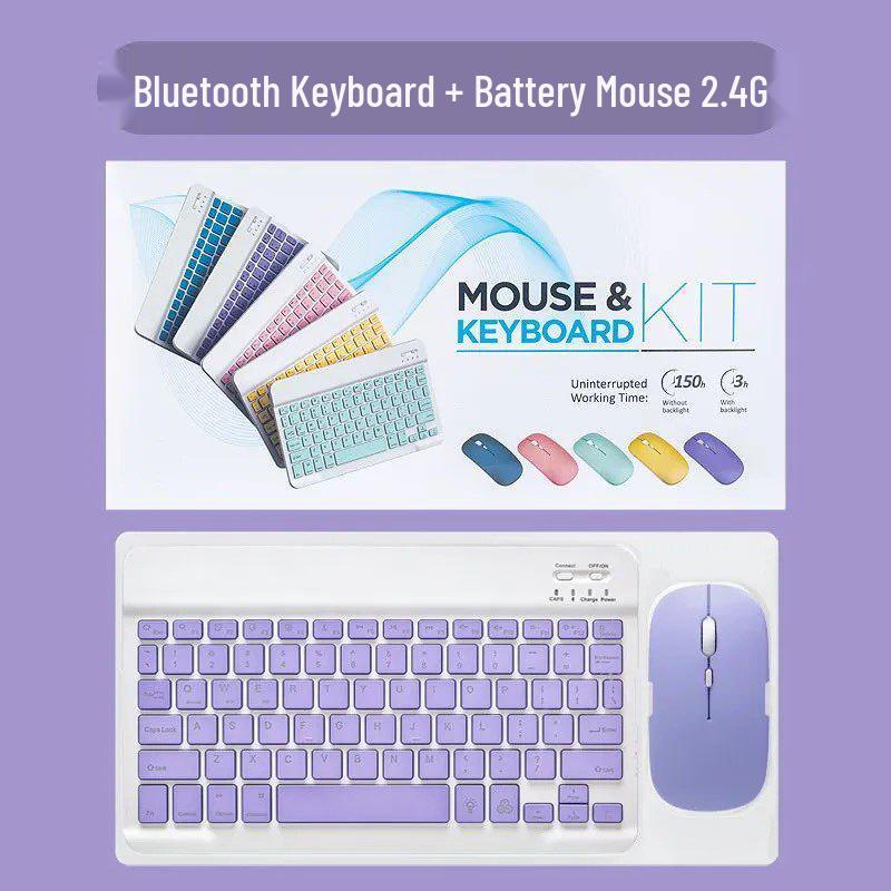 Universal Wireless Bluetooth Keyboard and Mouse for Huawei, iPad, Xiaomi Tablets & Mobile Phones